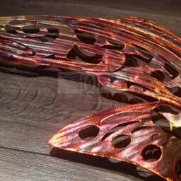 Seven Year Anniversary Gift Pure Copper Salmon Wall Art - thumbnail 2