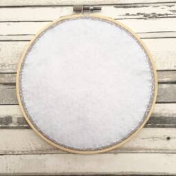 I Love Mummy Embroidery Hoop Wall Art, Mother's Day Gift, Embroidered Decoration - thumbnail 4