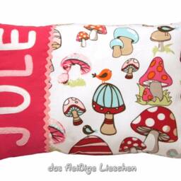 Pillow Child Pillow Cuddle Mushroom Pink Pink - thumbnail 2