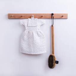 Waffle Weave Linen Bath Towel, Soft Stonewashed Cotton Blend - thumbnail 2