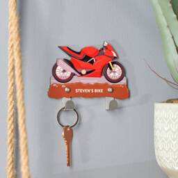 Personalised Motorbike Key Hook - thumbnail 2