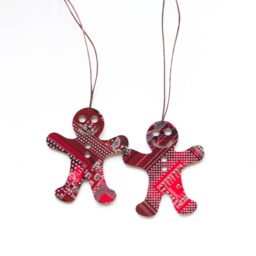 Gingerbread Man Christmas Ornament - Holiday Decor Geeky - thumbnail 1