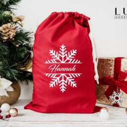 Personalised Santa Sacks Extra Large Red - Christmas Stocking For Custom Xmas Gift, Stockings - thumbnail 2