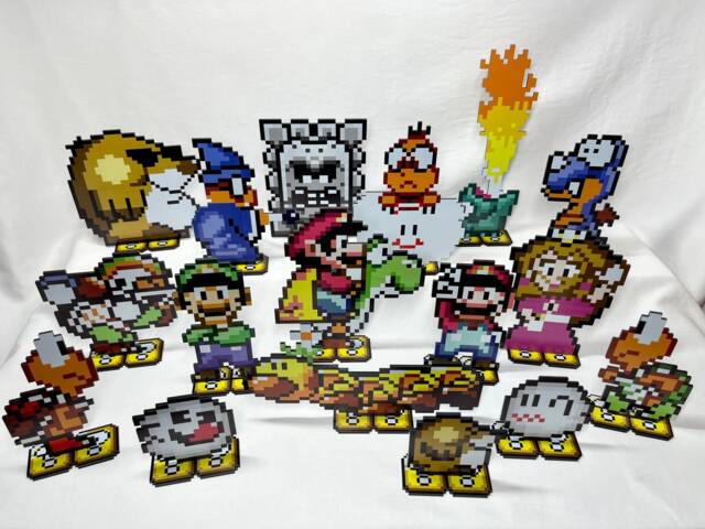 Super Mario World Sprites - Nintendo Video Game Inspired Art - image 1