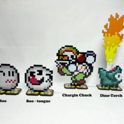 Super Mario World Sprites - Nintendo Video Game Inspired Art - thumbnail 2
