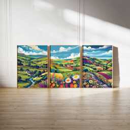 Set Of 3 Yorkshire Dales Poster, England Travel Print, Wall Art, National Park Decor, Scenic Countryside Gift, Poster - thumbnail 4