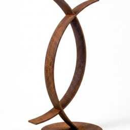 Rustic Metal Sculpture Handcrafted Luxury Abstract Art For Outdoors - thumbnail 4