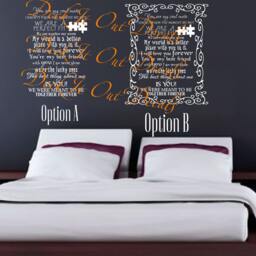 You Are My Soul Mate Vinyl Wall Decal E00041 - thumbnail 1