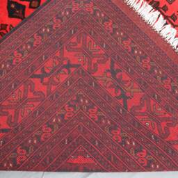 7x10 Tribal Area Rug - Afghan Hand Knotted Natural Veg Dyes Wool Large Geometric Caucasian Design Turkmen Bukhara Rug, Living Room - thumbnail 4