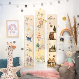Children's Height Chart, Wooden Charts, Individual Gifts, Personalized Charts - thumbnail 2
