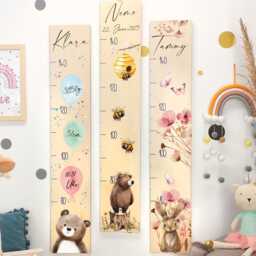 Children's Height Chart, Wooden Charts, Individual Gifts, Personalized Charts - thumbnail 3