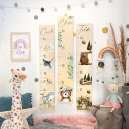 Children's Height Chart, Wooden Charts, Individual Gifts, Personalized Charts - thumbnail 4