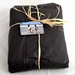 Handmade Linen Cotton Blend Pillow Cover With Leather Stripe - thumbnail 4