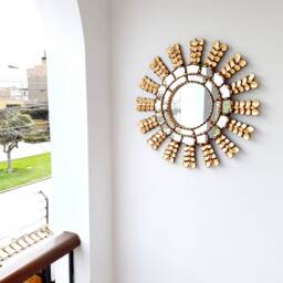 "Peruvian Mirrors ""Leaves 45cm" - thumbnail 3