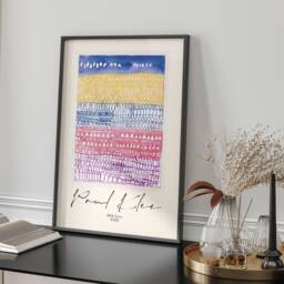 Paul Klee Old City 1928 Printed Wall Art A3 A4 Abstract Geometric Modern Decor Gift - thumbnail 2