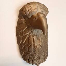 Eagle Wall Art - Animal Mount- 3D Printed - thumbnail 3