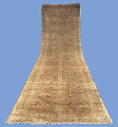 4x13 Brown Baluch Runner, Academia Long Wide Afghan Vintage Chocolate Mocha Wool Runner Rug, Moody Geometric/Hallway Welcome Entrance - thumbnail 1