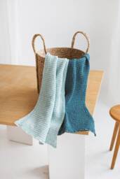 Waffle Woven Linen Towel Soft, Absorbent Bathroom Towel - thumbnail 1