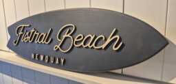 Surfboard Beach Home Decor Personalised Wall Art Surfing Gifts - thumbnail 1