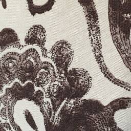 767. Handmade Block Print Chellah Spice Brown 100% Cotton Cushion Cover, Various Sizes - thumbnail 2