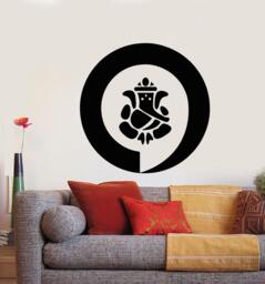 Wall Art Mural Enso Ganesha Hinduism Buddha Buddhism Yoga Meditation Decor 1291Dz - thumbnail 1