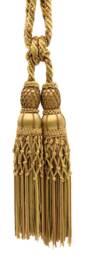 "D??copro Curtain & Drapery Double Tassel Tieback, Length 10"" - 25cm, Spread 38" - thumbnail 1