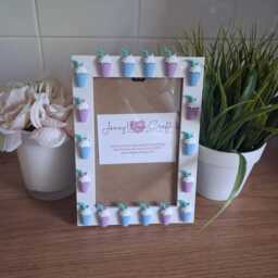 Blue & Purple Drink Cup Soft Resin Decals Photo Frame 4 X 6 Inches - thumbnail 3