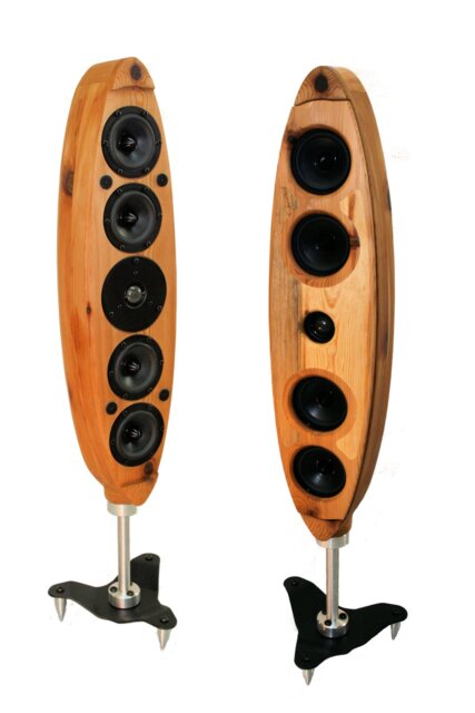 Project Plans - Digital Only Speaker, Loudspeaker, Bookshelf, Enclosure Ellipse E104, Cedar Pine - image 1