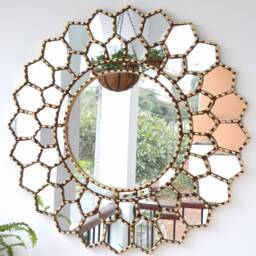 "Peruvian Mirrors ""Mandala Gold " - thumbnail 2