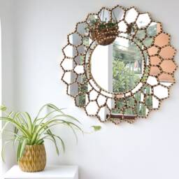 "Peruvian Mirrors ""Mandala Gold " - thumbnail 3