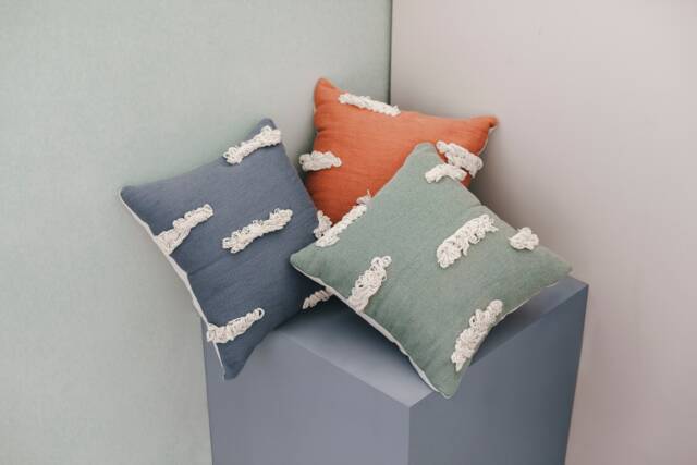 Lime Cream Decorative Throw Pillow Cover Set - Pillowcase Combination For Couch Sofa Trendy Washable Cotton 16x16 18x18 20x20 26x26 - image 1