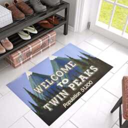 Twin Peaks Doormat, Doors, Rugs, House, Living, Twin Peaks, Carpet, 90S, Fun, Gift - thumbnail 3