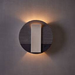 Wall Light Lamp. Modern Sconce. Black & White Mount For The Living Room - thumbnail 1