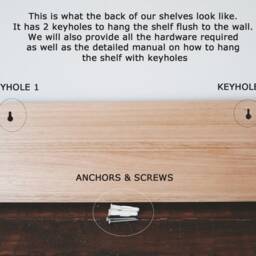 Wooden Wall Coat Rack With Shelf - Nursery Peg Rail - thumbnail 4
