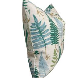 Schumacher Halcott Indoor/Outdoor Aqua Double Sided Cushion Covers Pillow - thumbnail 3