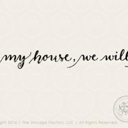 Bible Verse Printable, Hand Lettered Christian Wall Art - Diy - thumbnail 3