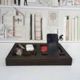 Personalised Man Tray Bedside Organiser Valet - thumbnail 4