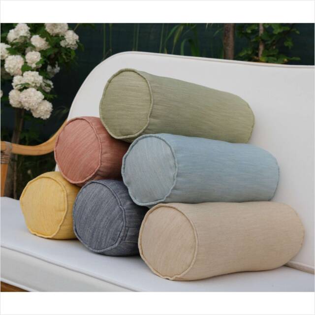 Water Repellent Outdoor Bolster Pillow Cover Patio Sofa Pillows - image 1