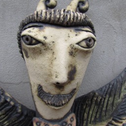 Ceramic Butterfly Wall Sculpture - thumbnail 2
