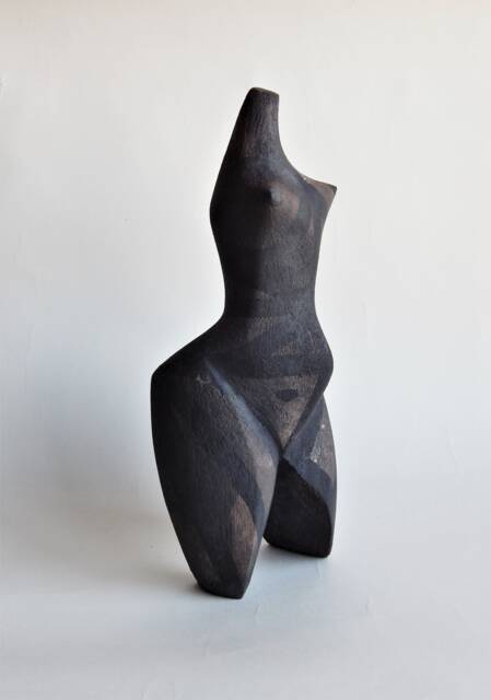 Ceramic Sculpture, Black Ceramics, Ceramic Figurine, African Figure, Sculpture For The Garden, Ceramics Raku, Art & Collecting, Woman Figurine - image 1