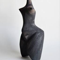 Ceramic Sculpture, Black Ceramics, Ceramic Figurine, African Figure, Sculpture For The Garden, Ceramics Raku, Art & Collecting, Woman Figurine - thumbnail 4