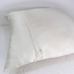 Hand-Embroidered Silk Suzani Pillow Cover - thumbnail 4