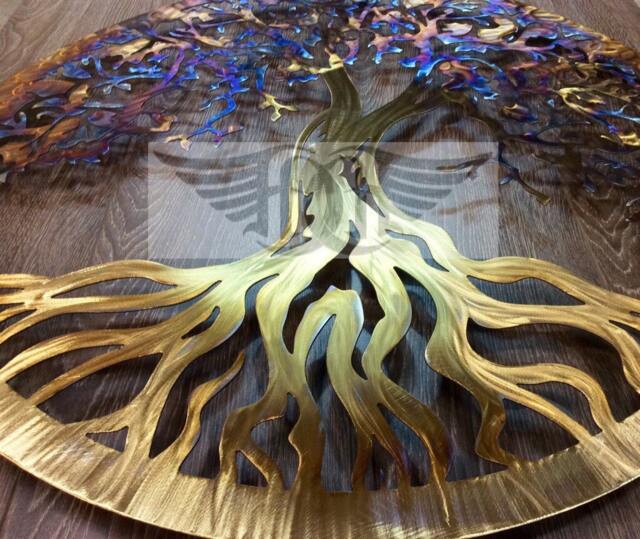 11Th Anniversary Stainless Steel Tree Of Life Wall Decor Art - image 1