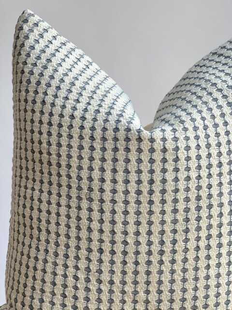 Hmong Batik Pillow Cover Indigo Bohemian Hemp - image 1