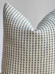 Hmong Batik Pillow Cover Indigo Bohemian Hemp - thumbnail 1