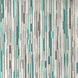 Handmade Teal Striped Chaise Longue British Bespoke Sofa Chair - thumbnail 3