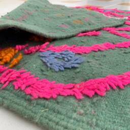 Flat Small Wool Rug - thumbnail 4