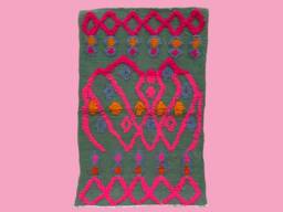 Flat Small Wool Rug - thumbnail 1