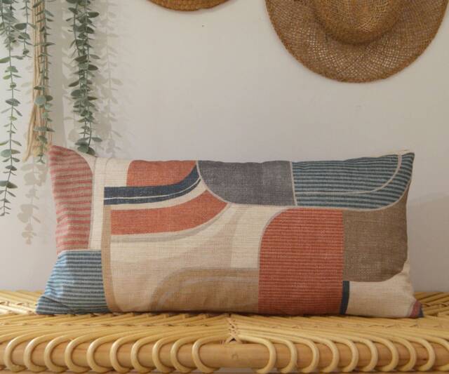 Custom Cushion Cover - Handmade in France Upholstery Fabric - image 1