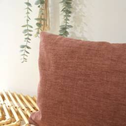 Custom Cushion Cover - Handmade in France Upholstery Fabric - thumbnail 3
